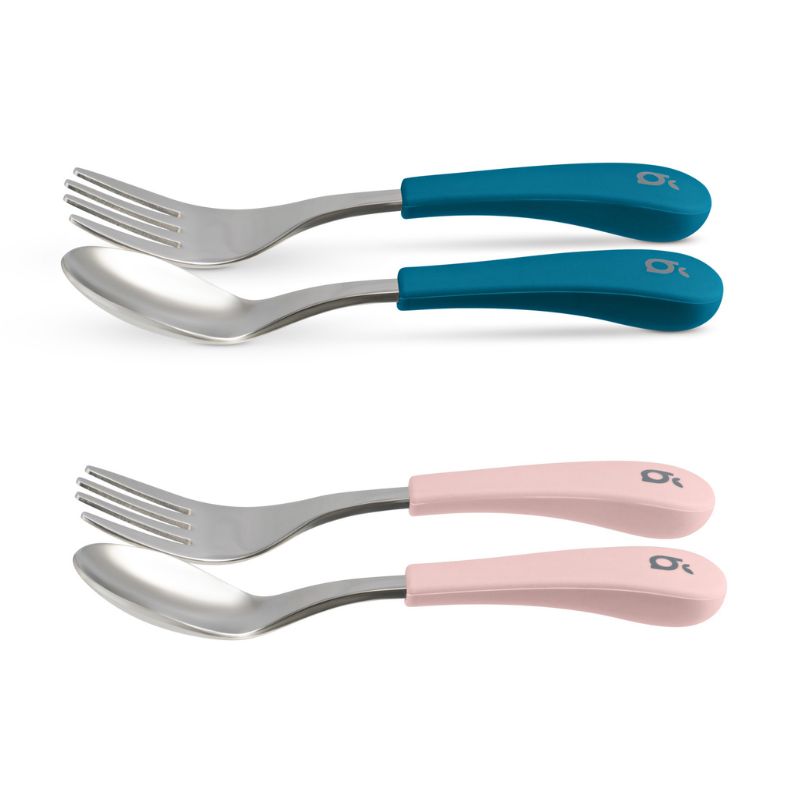 beaubaby® 2 x Stainless Steel Baby & Toddler Cutlery